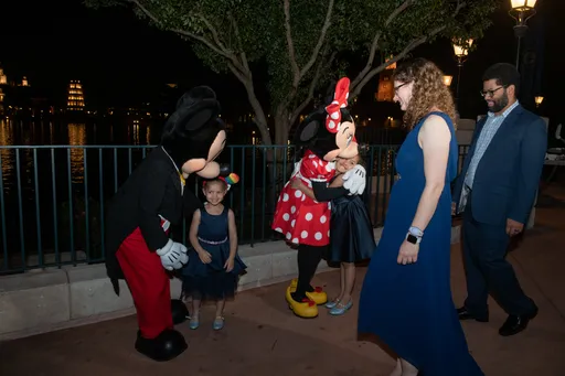 Mickey, Minnie, and the Jones family